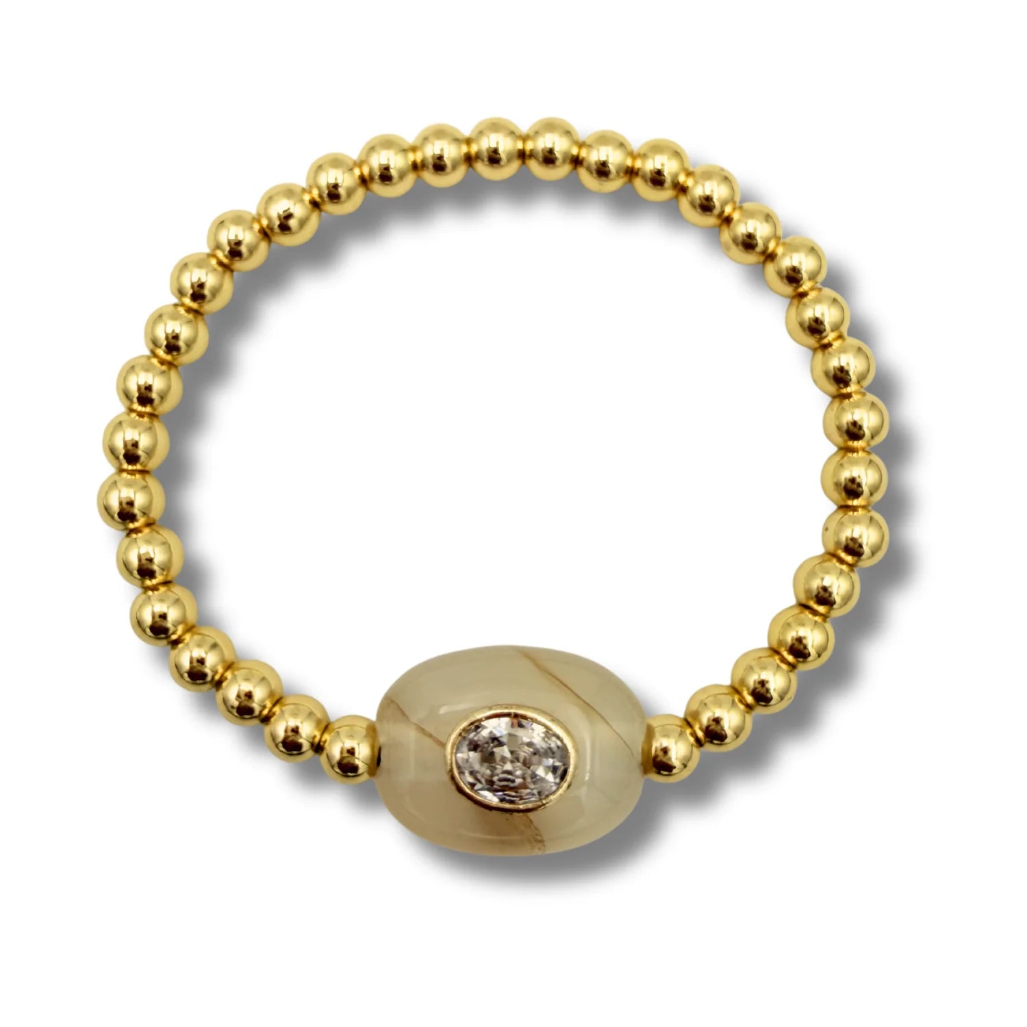 Gem Beaded Bracelet | 4 Colors