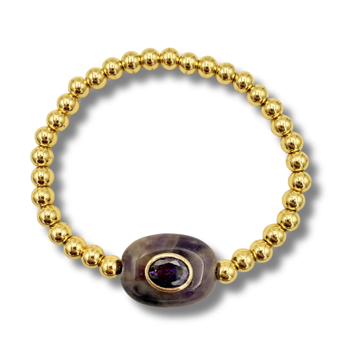 Gem Beaded Bracelet | 4 Colors