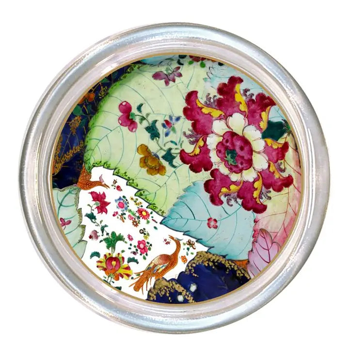 Tobacco Leaf Glass Coaster