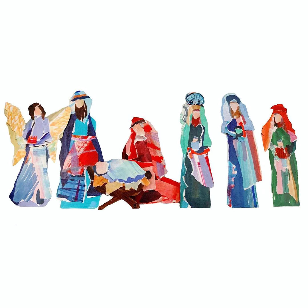 Lauren Dunn 11 Piece Nativity - Large