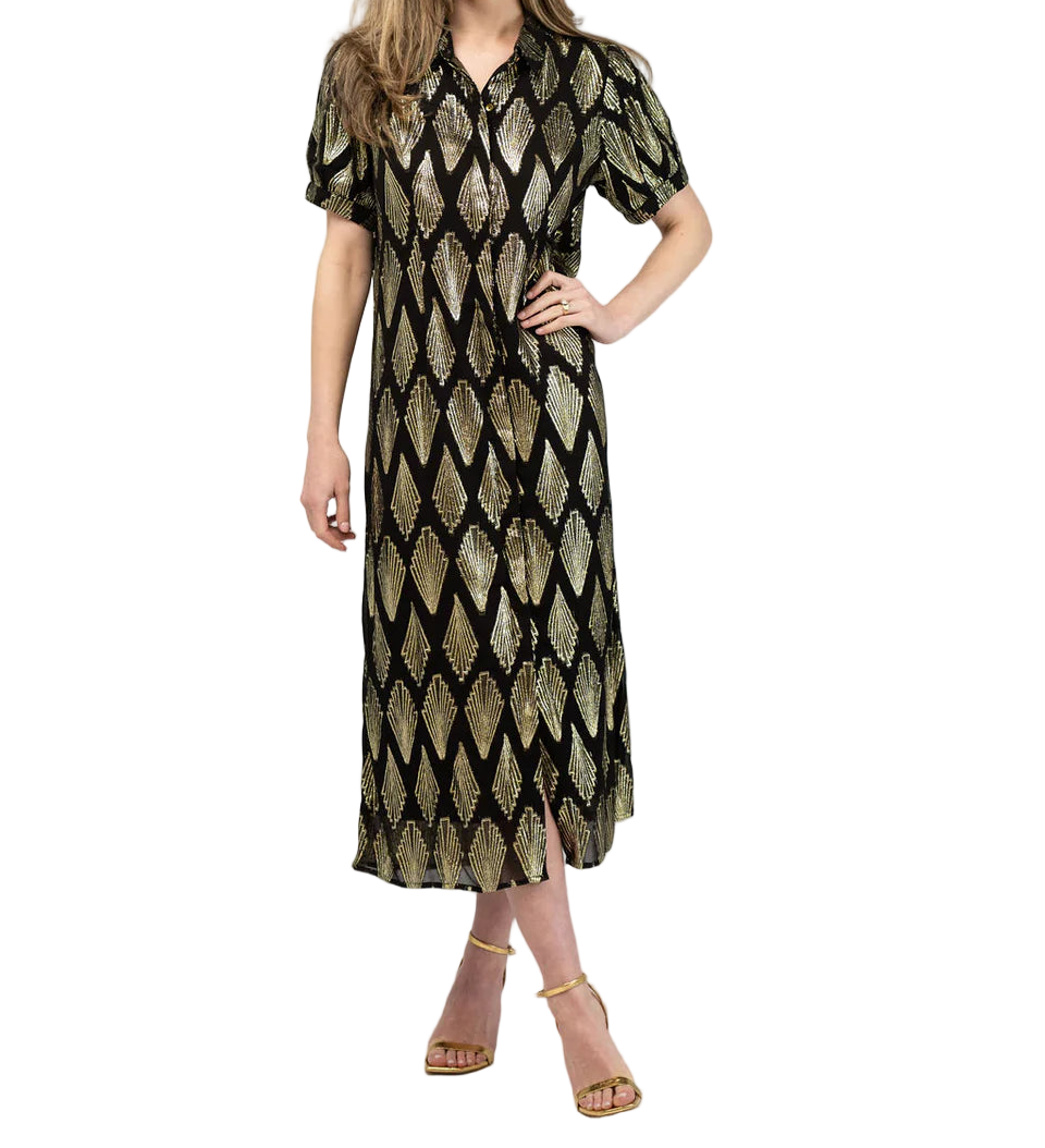 Beau & Ro Kris Dress - Deco Black