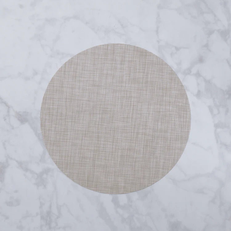 Beatriz Ball Round Woven Placemats Set of 4 - 3 Colors