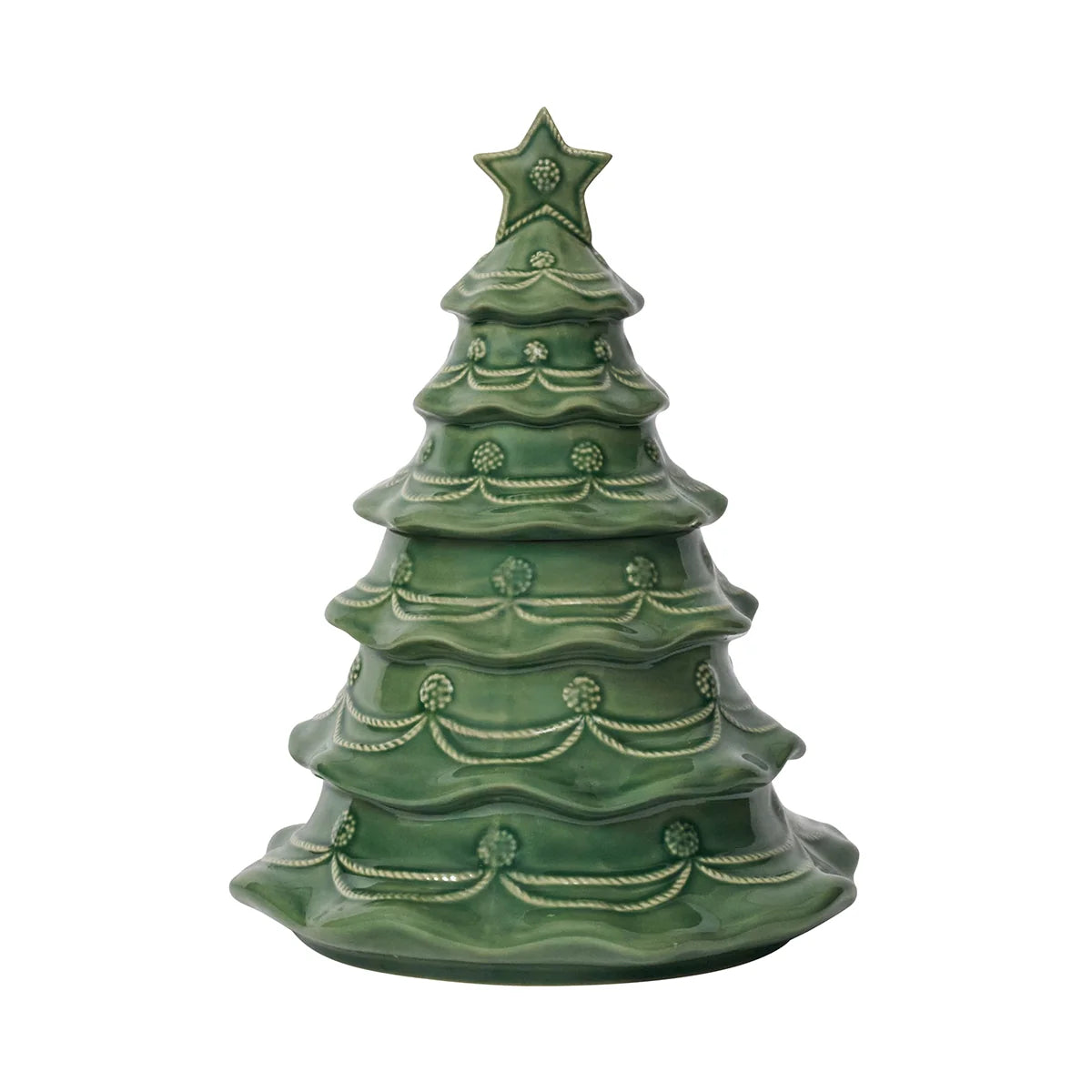 Juliska Berry & Thread Cookie Jar with Lid | Basil Green