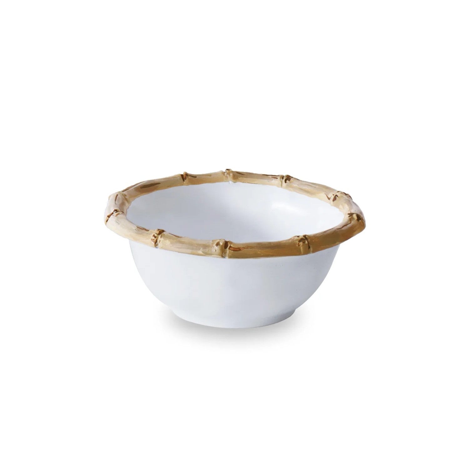 Beatriz Ball VIDA Bamboo Small Dip Bowl (White and Natural)