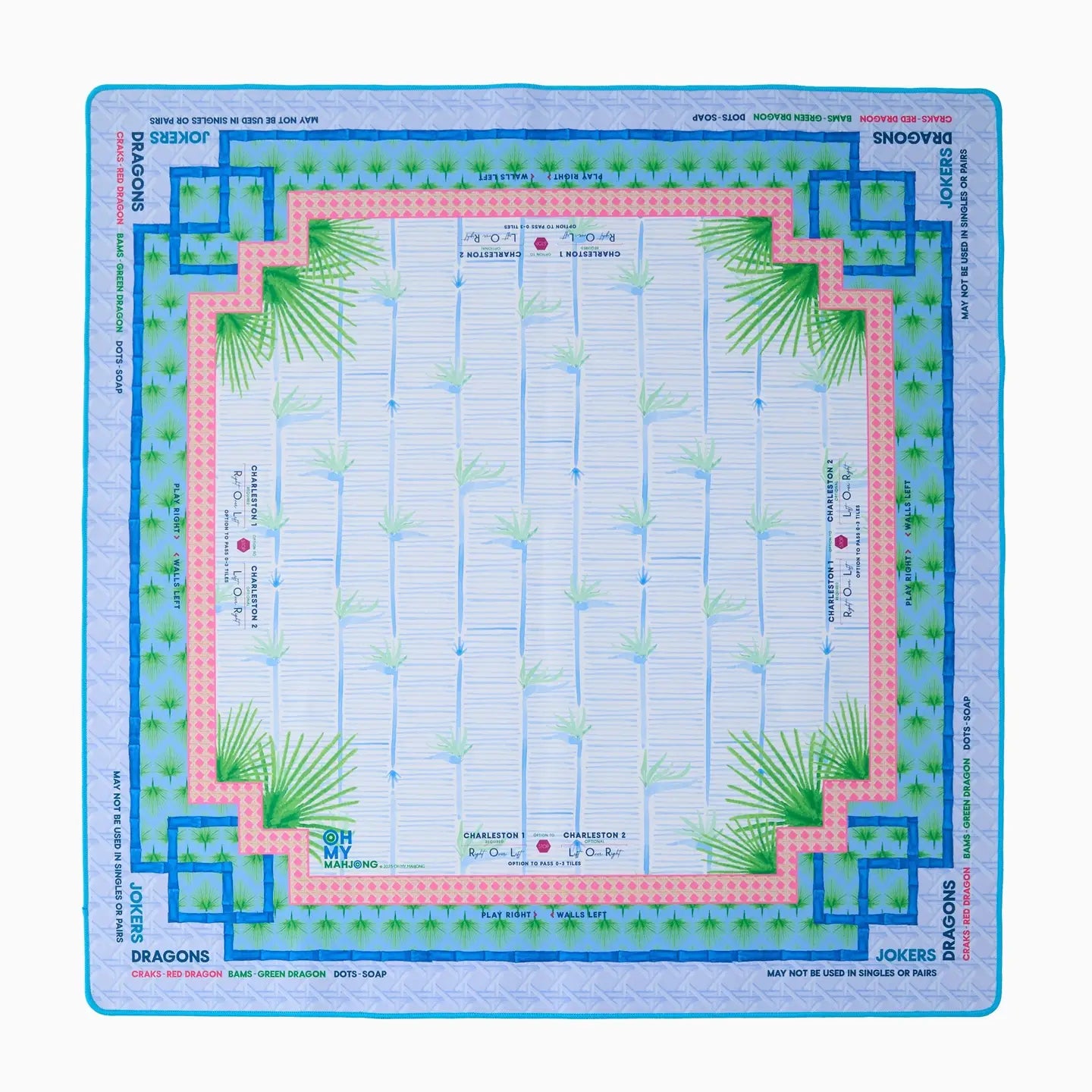 Palm Paradise Mahjong Mat