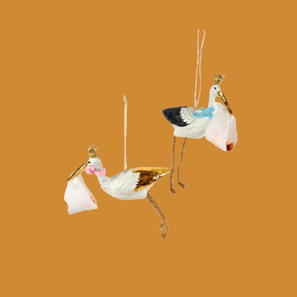 Special Delivery Ornament - (pink or blue)