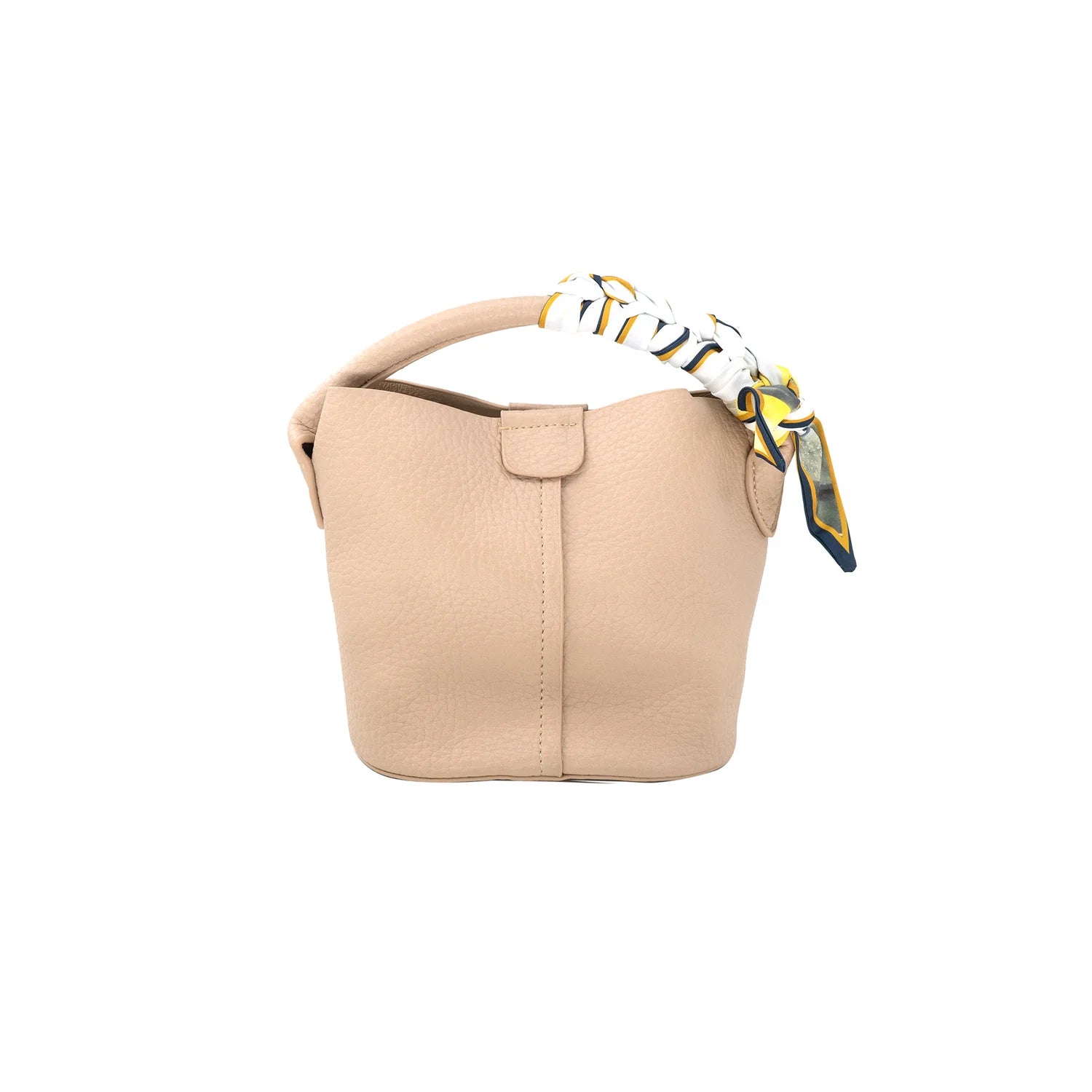 Mini Leather Scarf Tote  - (multiple colors)