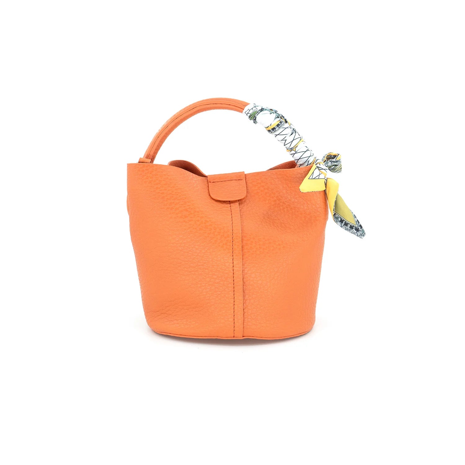 Mini Leather Scarf Tote  - (multiple colors)