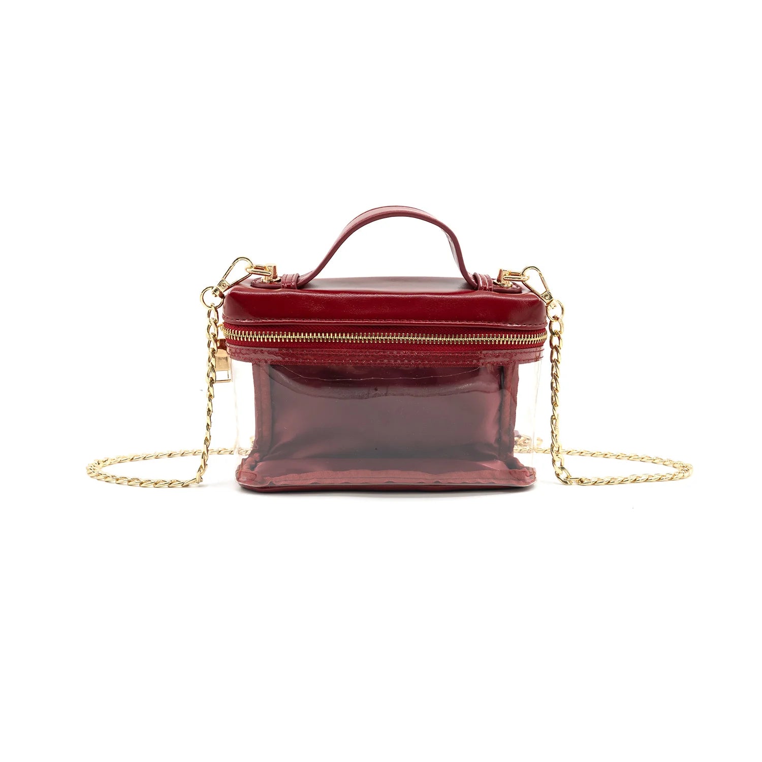 Clear Bag - Red or Black