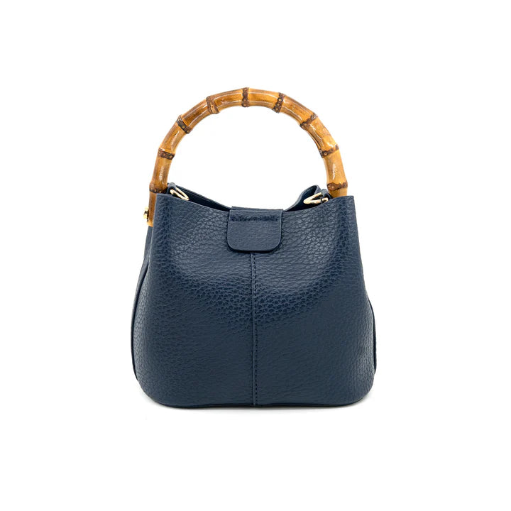 Bamboo Handle Mini Tote - 5 Colors