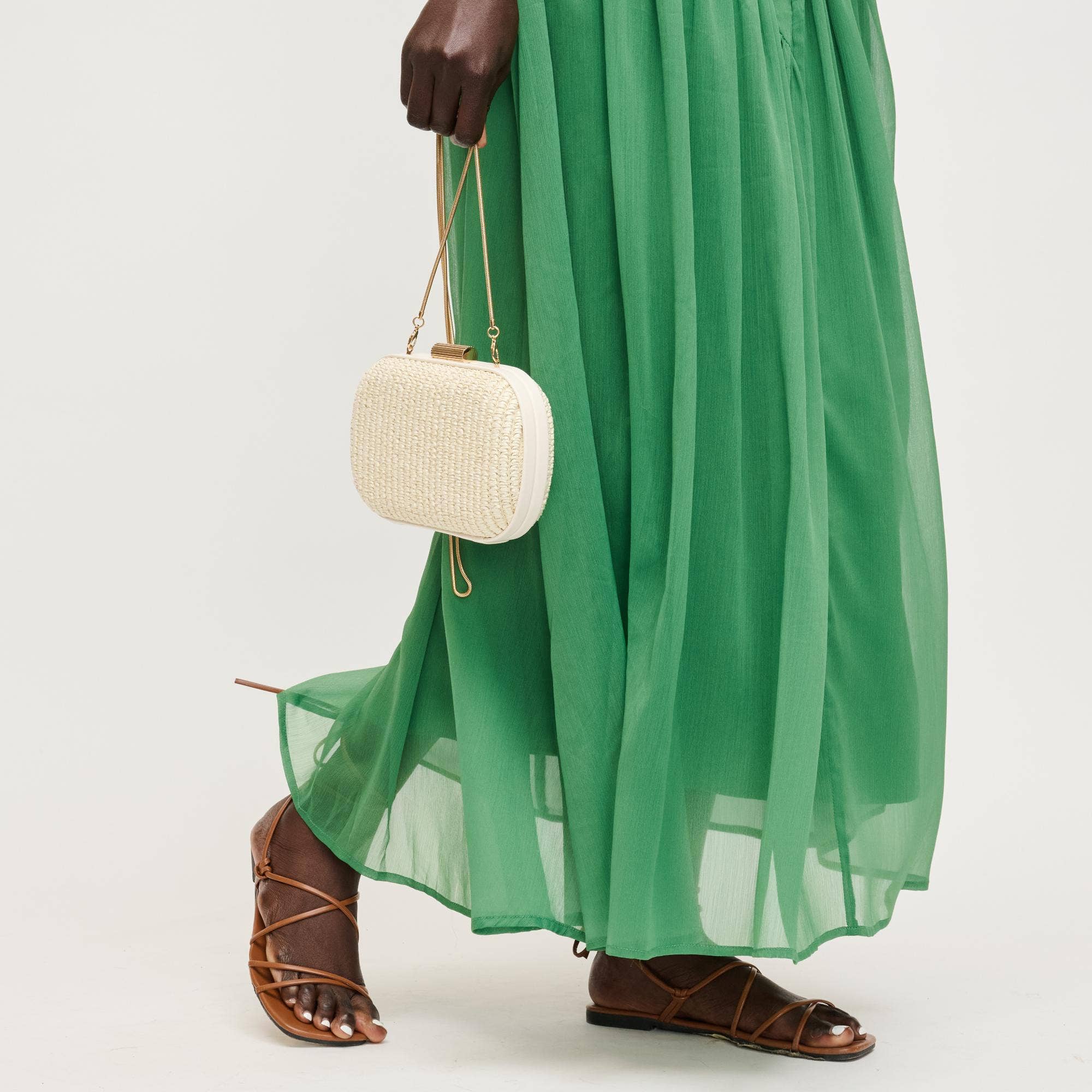 Alix Evening Bag - Natural