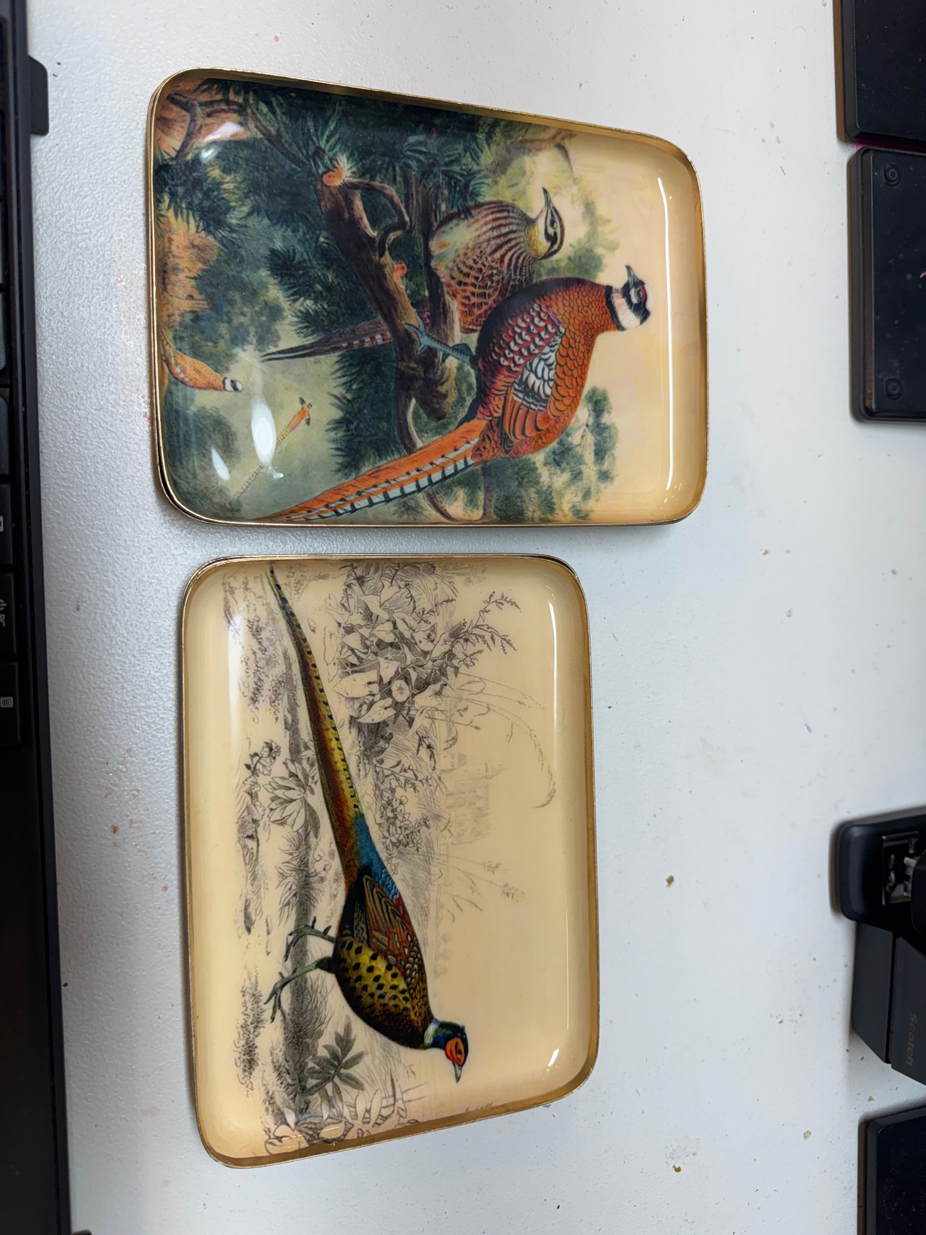 Pheasant Metal Trays | 5"x7"