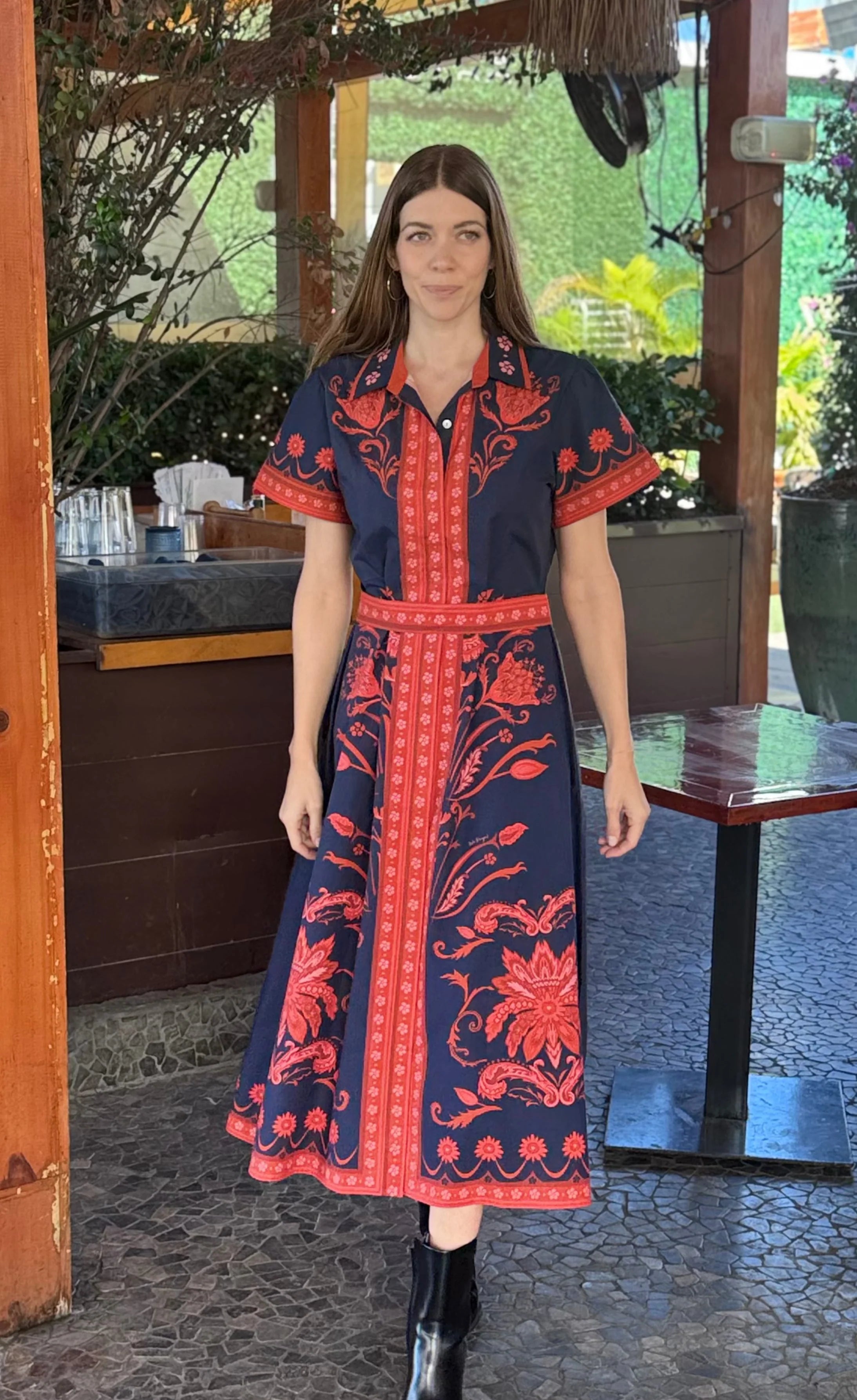 Islapayal Chelsea Shirtdress | Biltmore Navy