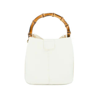 Bamboo Handle Mini Tote - 5 Colors