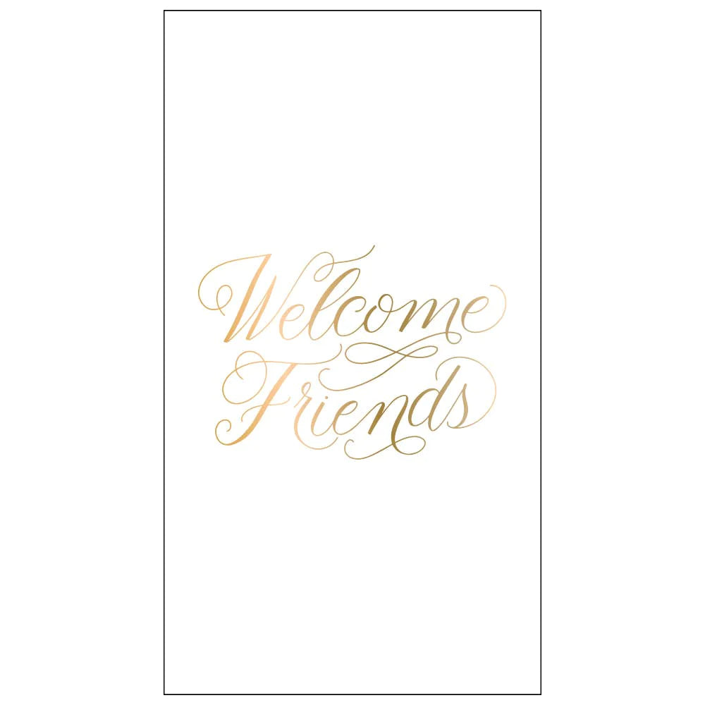 Welcome Friends Guest Towels