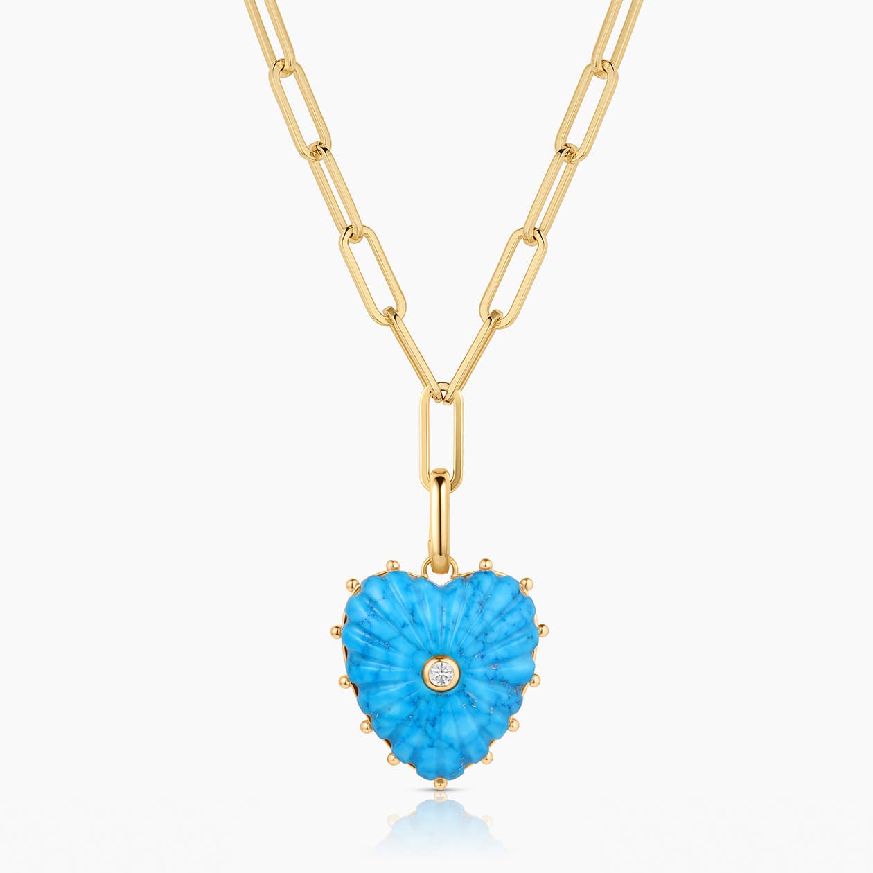 Malene Howlite Clip Necklace