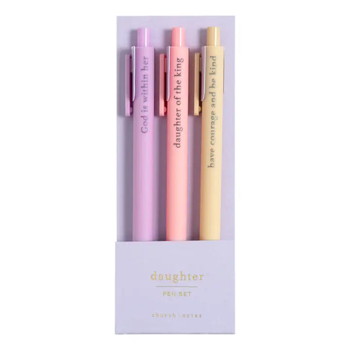 Daughter Bible Study Pen Set