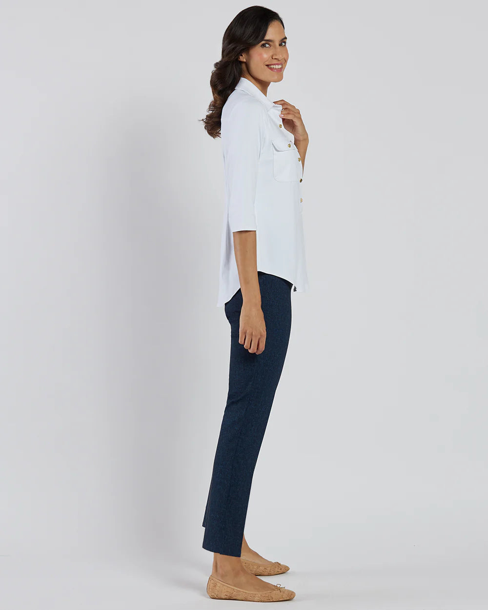 Jude Connally Sylvia Top - White