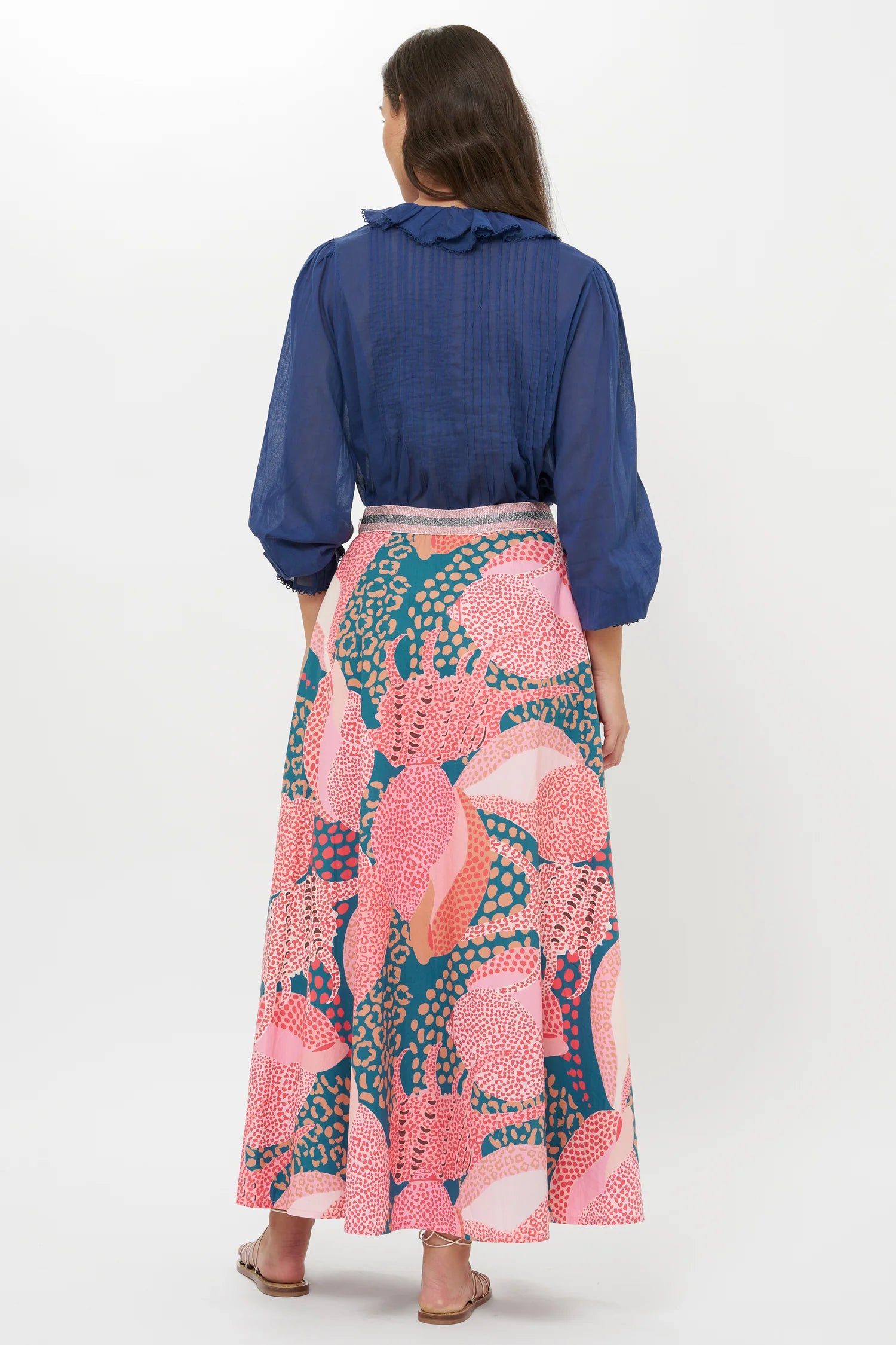 OLIPHANT Swing Skirt - Nautilus Navy