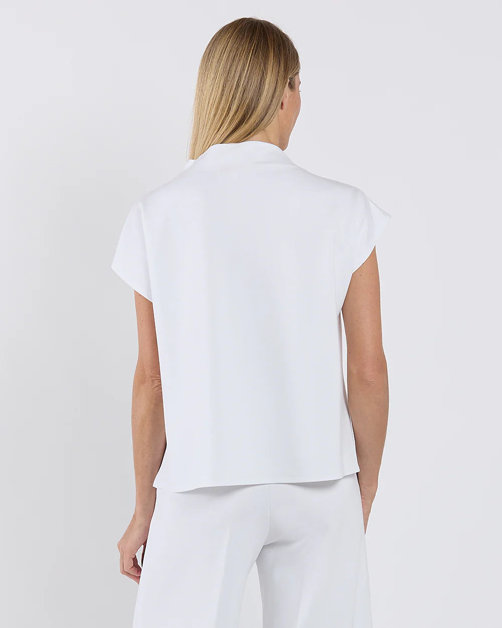 Tillie Ponte Top - White