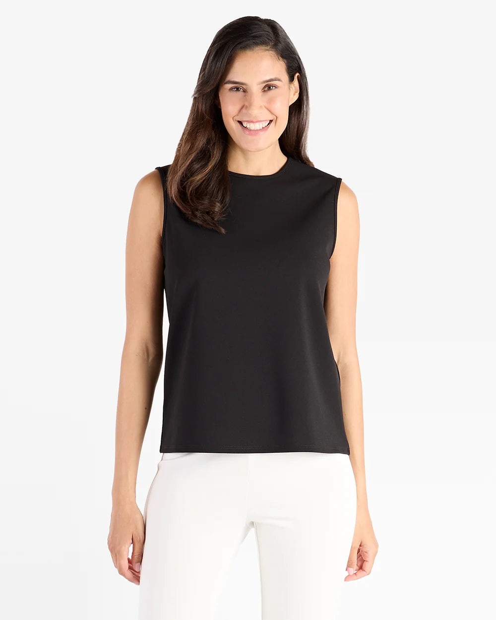 Jude Connally Ryder Scuba Crepe Top | Black