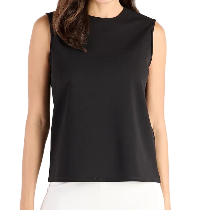 Jude Connally Ryder Scuba Crepe Top | Black