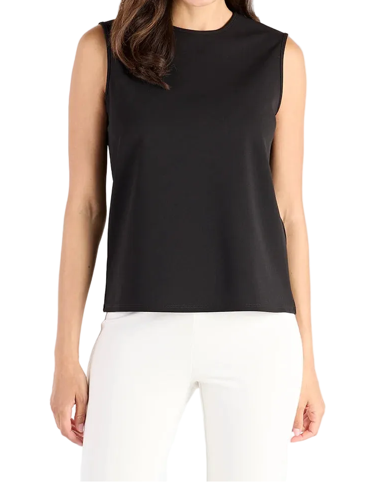 Jude Connally Ryder Scuba Crepe Top | Black