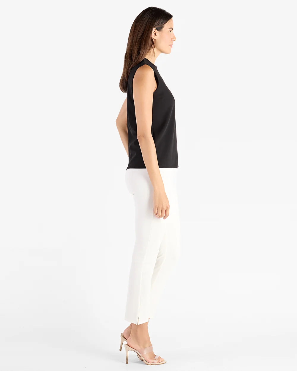 Jude Connally Ryder Scuba Crepe Top | Black
