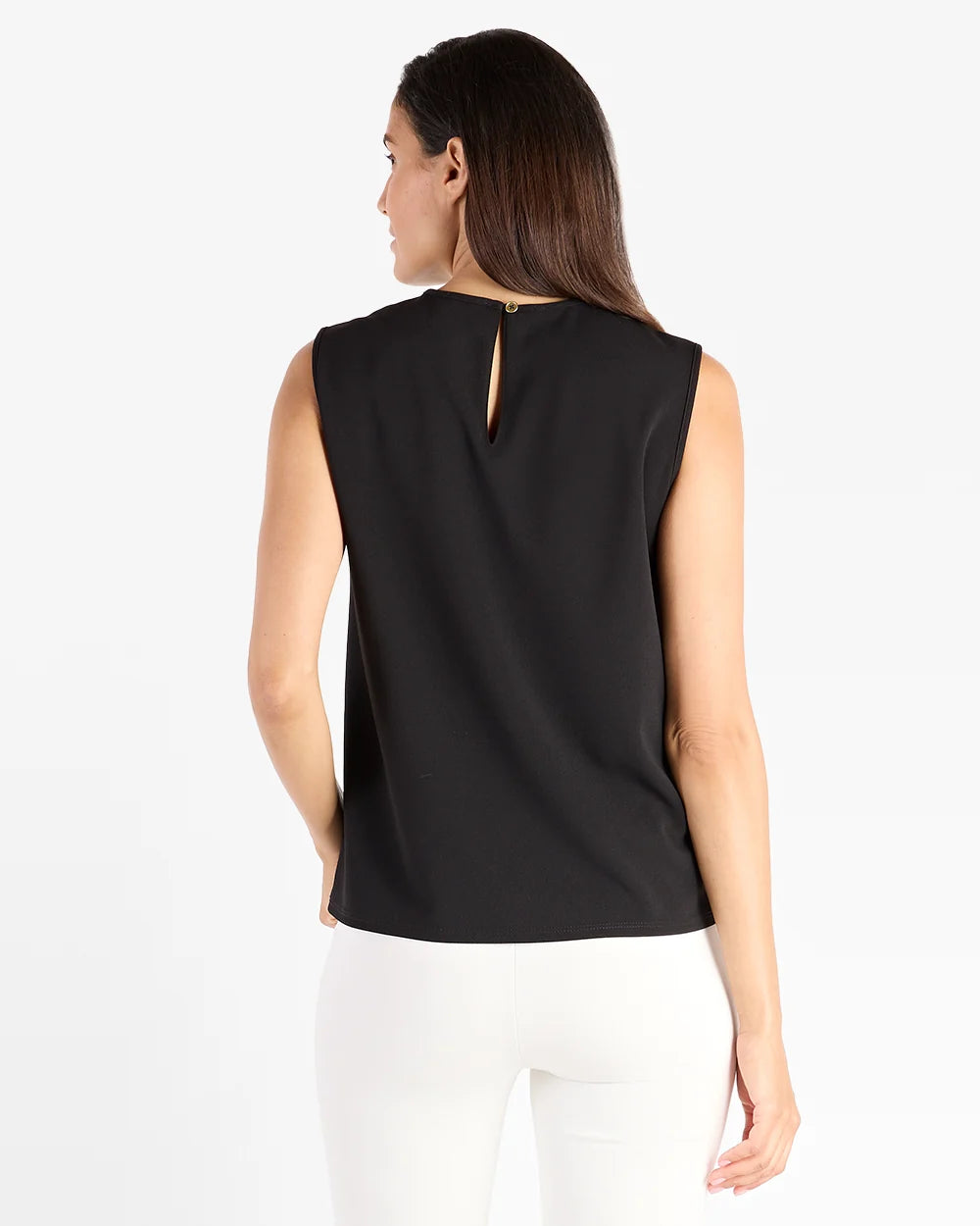 Jude Connally Ryder Scuba Crepe Top | Black
