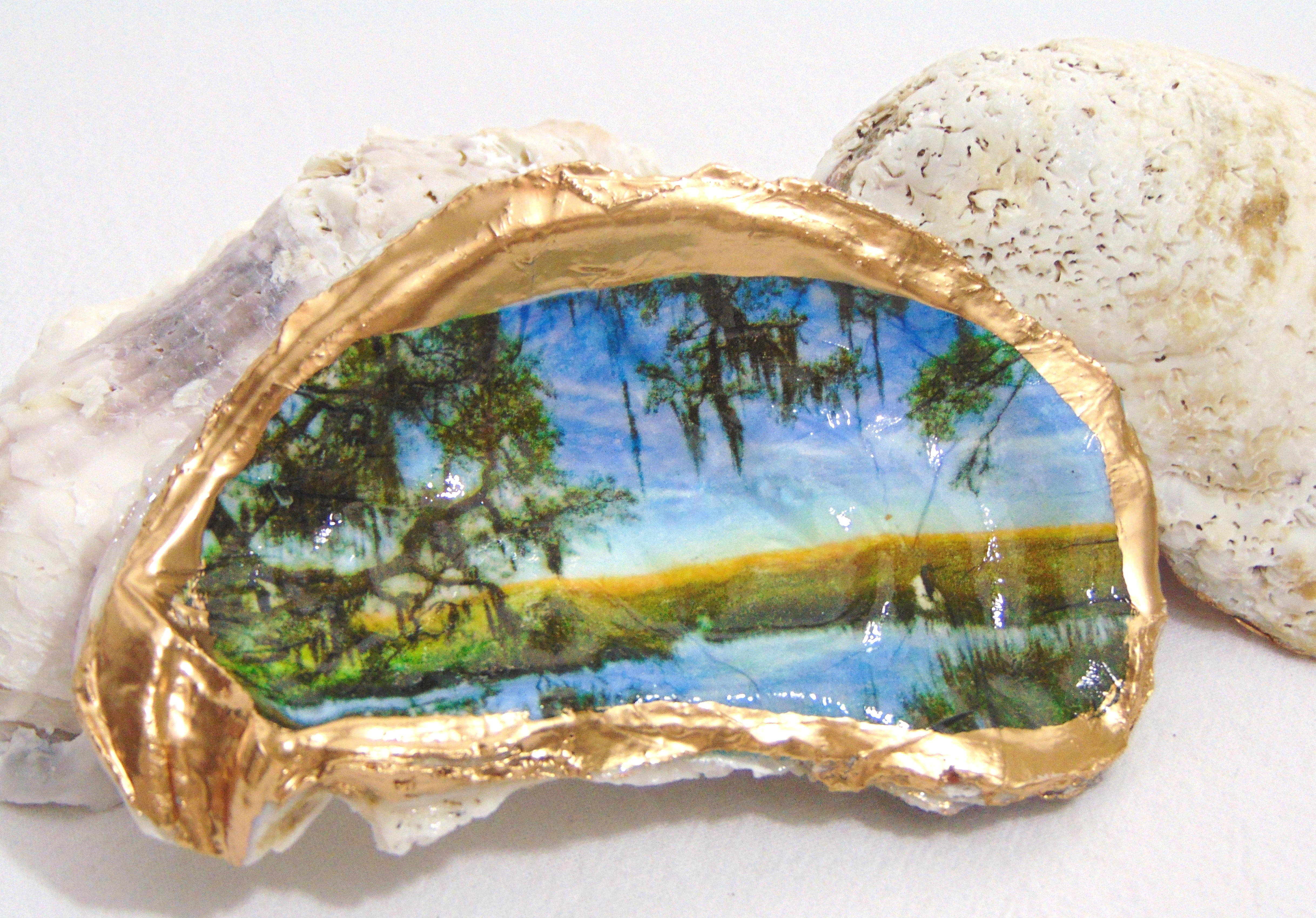 Oyster Shell Trinket Dish (multiple variants)