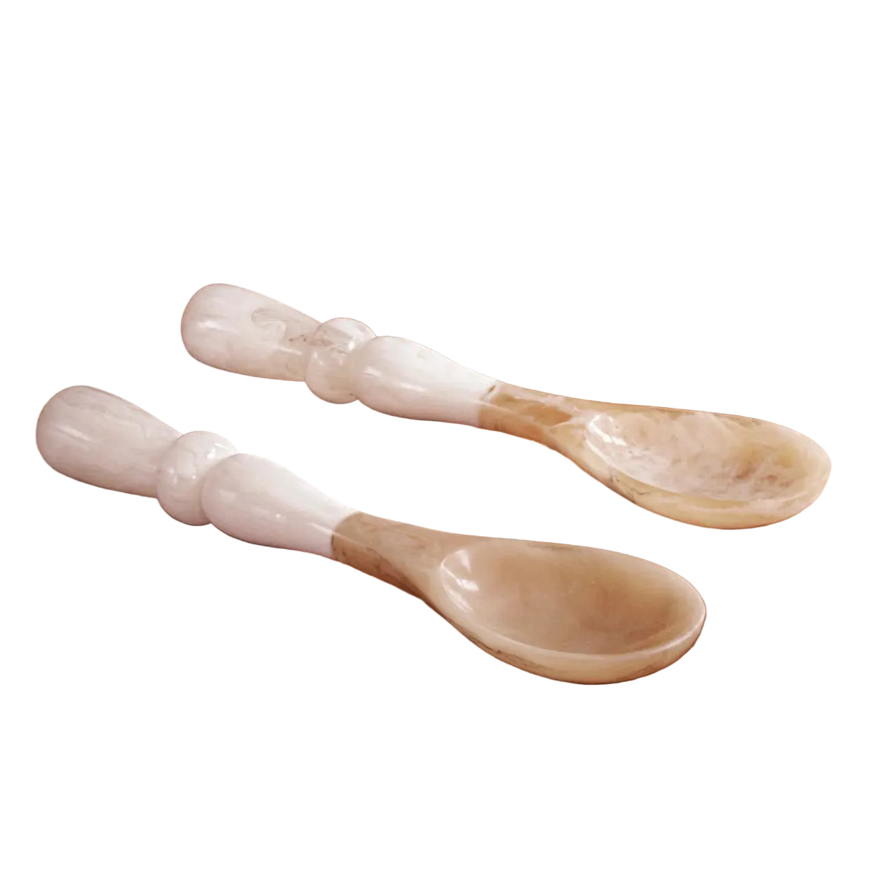 Beatriz Ball Resin Alabaster Salad Servers