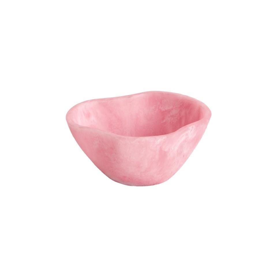 Beatriz Ball Resin Sorbet Mini Wavy Round Bowl - Raspberry