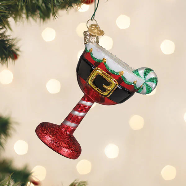 Christmas Santa Cocktail Ornament