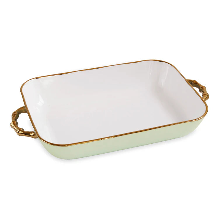 Ceramic Bambu Rectangular Casserole -  3 Colors