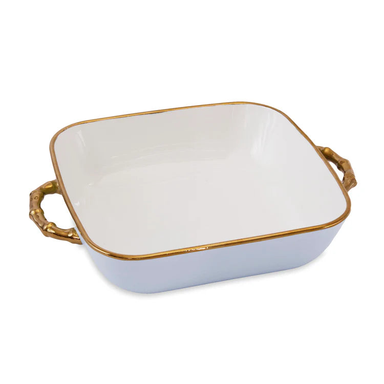 Ceramic Bambu Square Casserole -  3 Colors