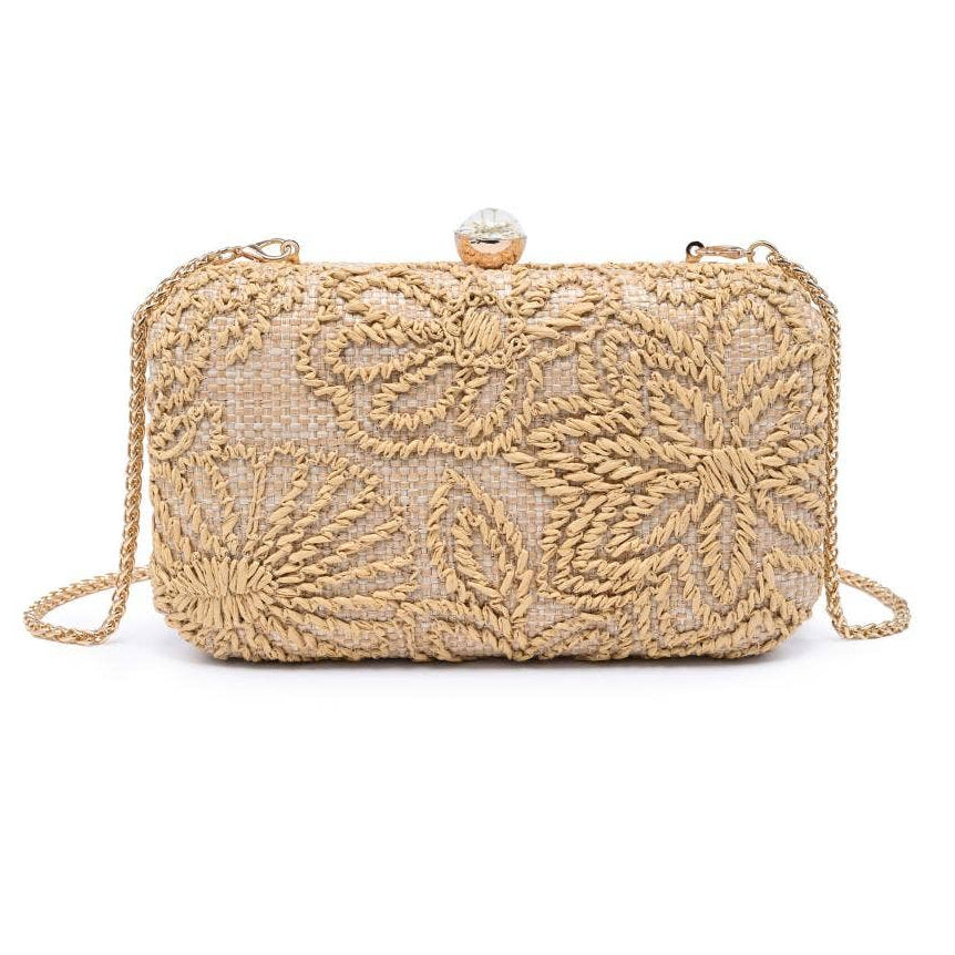 Carter Evening Bag - Natural