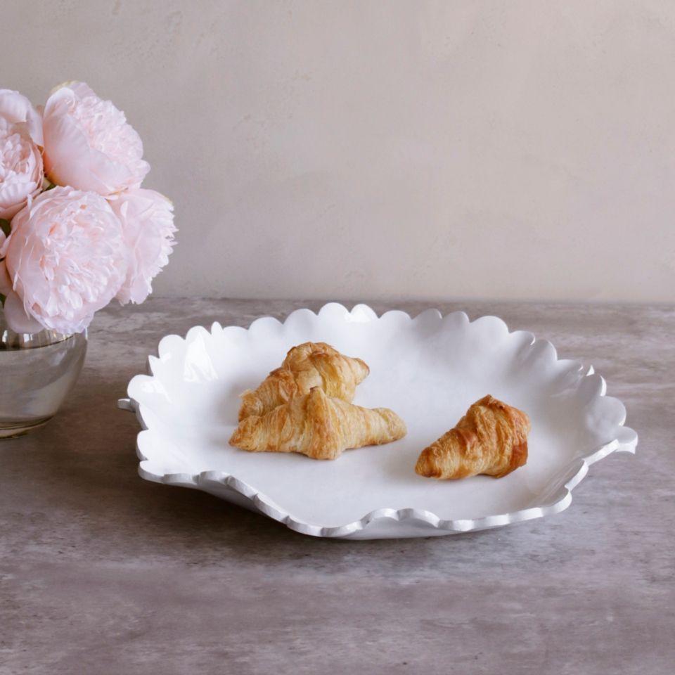 Beatriz Ball VIDA Colette Large Round Platter - White