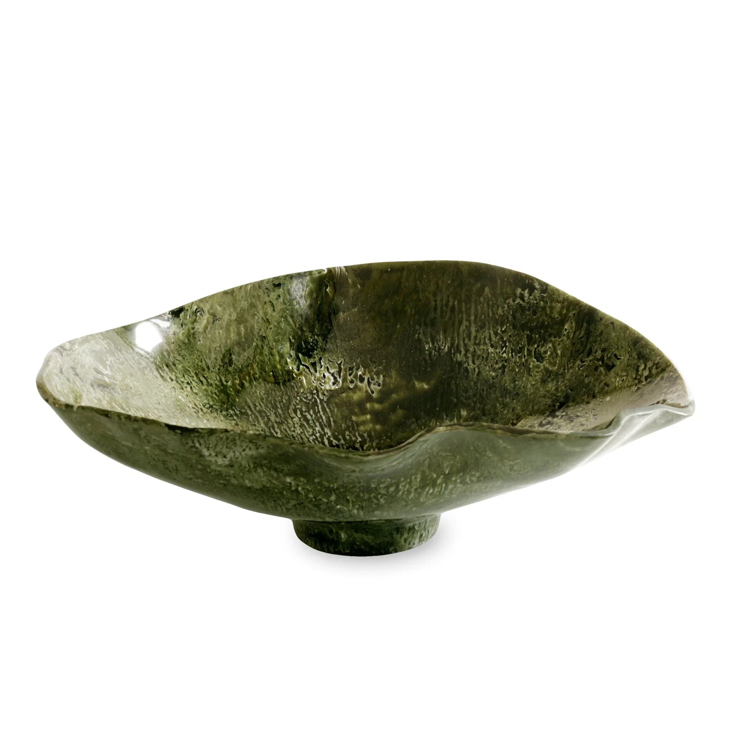 Beatriz Ball Malachite Medium Oval Bowl | Green - 2 Sizes
