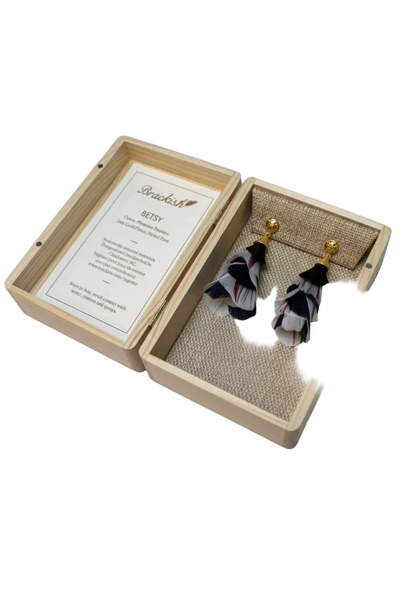 Brackish Betsy Statement Earrings
