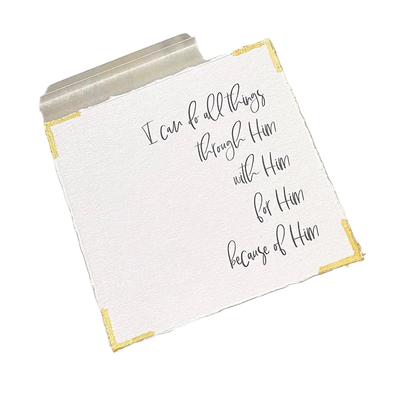 Scriptures in Acrylic Frames - 5"x5"