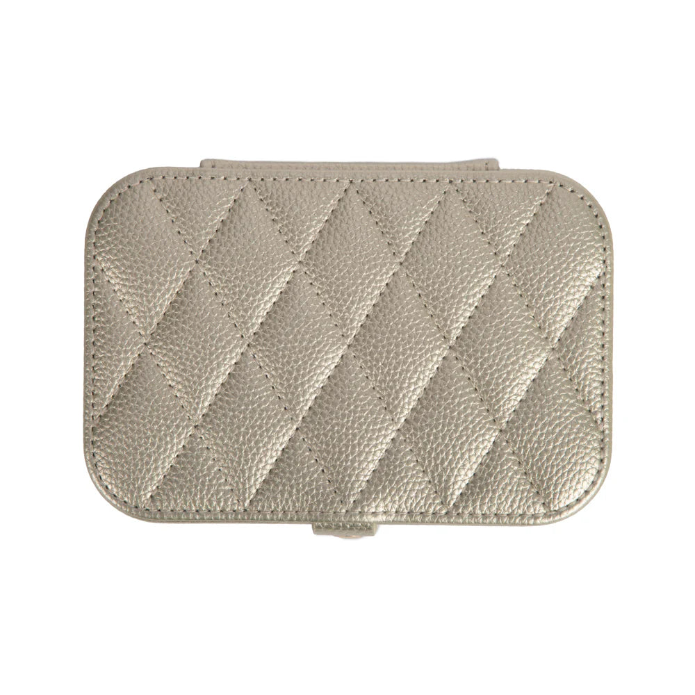 Leah Quilted Travel Jewelry Organizer - 4 Colors