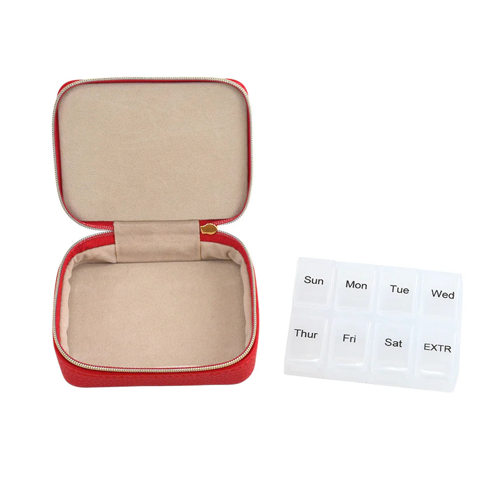 Leah Travel Pill Box - 4 Colors