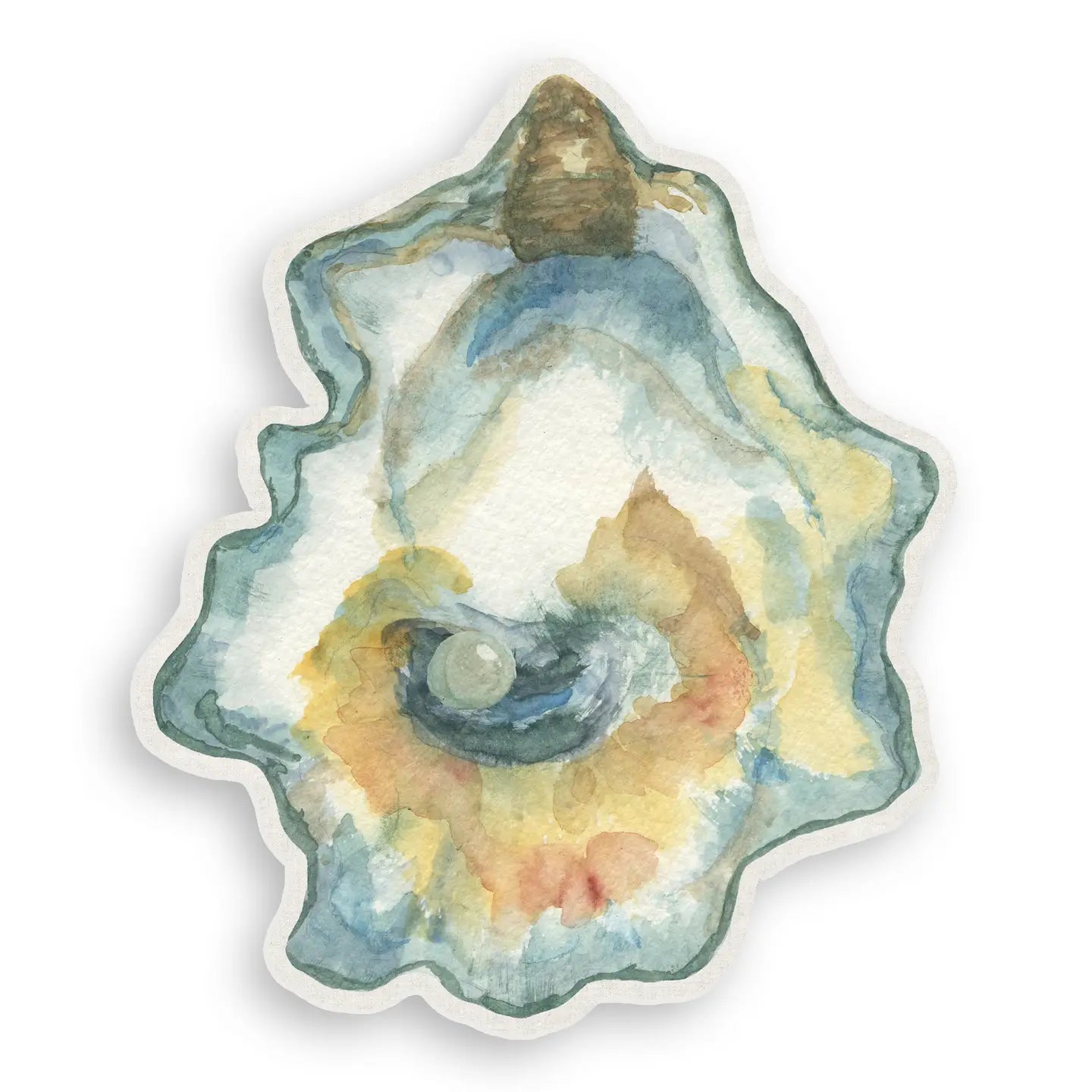 Watercolor Oyster Vinyl Placemat