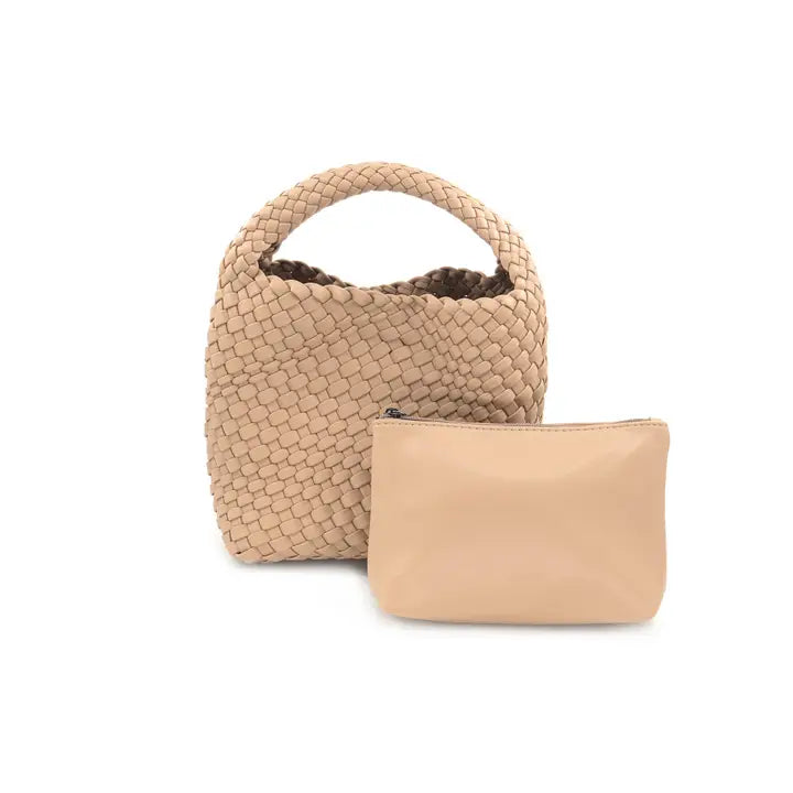 Woven Small Hobo Bag - (6 colors)