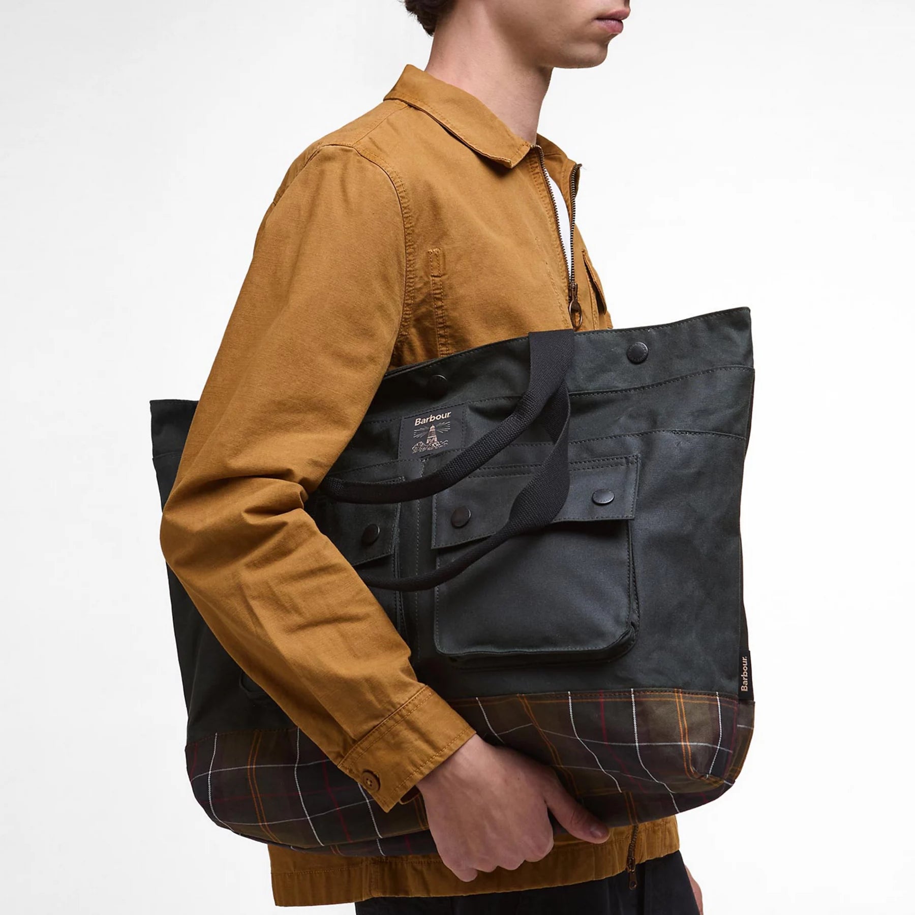 Barbour Field Wax Tote Bag