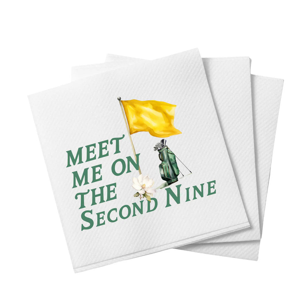 Meet Me on the Second Nine Cocktail Napkins - Set of 20