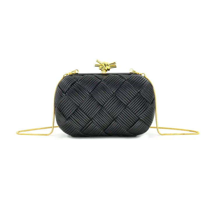 Woven Clutch | Black