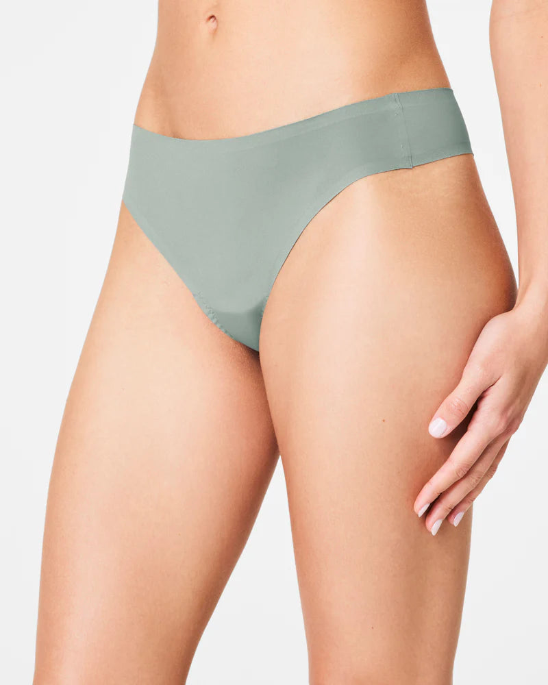 SPANX Fit-To-You Thong 3-pack - One Size - Fern/Timeless Navy/Sky