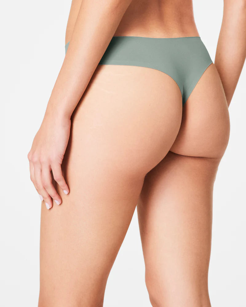SPANX Fit-To-You Thong 3-pack - One Size - Fern/Timeless Navy/Sky