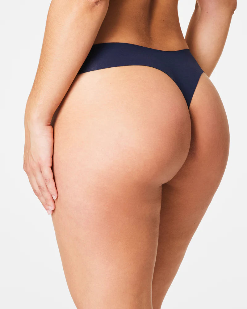 SPANX Fit-To-You Thong 3-pack - One Size - Fern/Timeless Navy/Sky